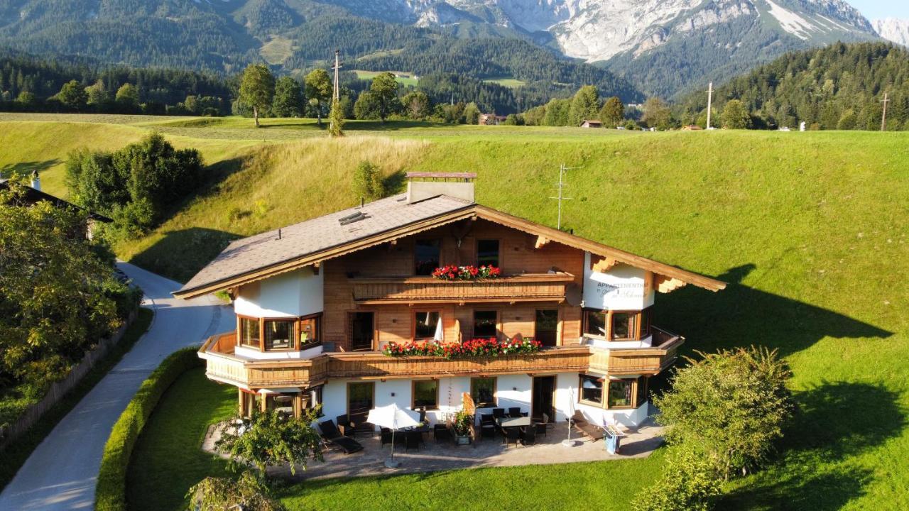 Appartementhaus Zum Schneider Шефау ам Вилден Кайзер Екстериор снимка
